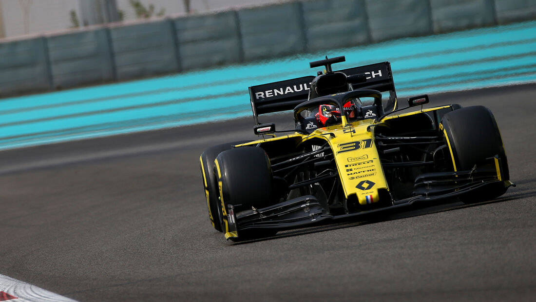 Esteban Ocon - Renault - F1-Test - Abu Dhabi - 3. Dezember 2019