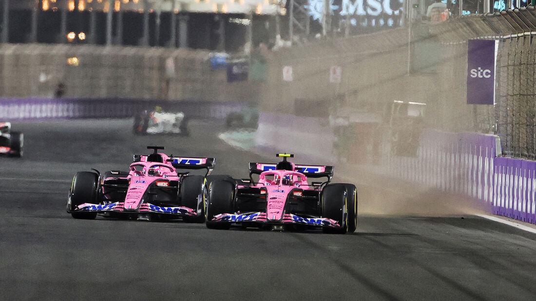 Esteban Ocon vs. Fernando Alonso - Formel 1 - GP Saudi Arabien 2022 - Rennen