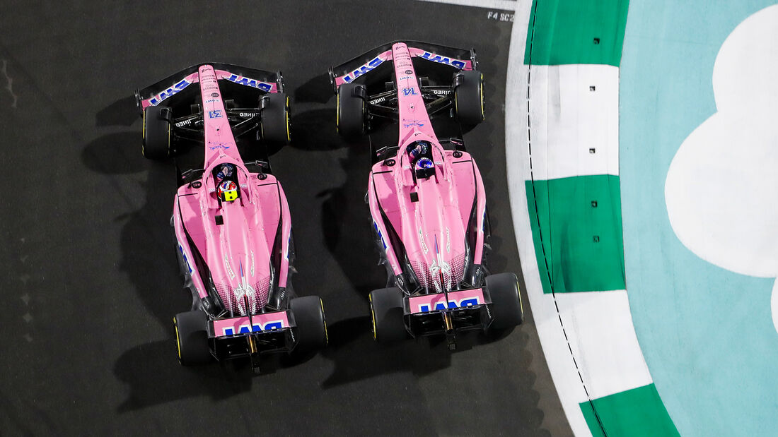 Esteban Ocon vs. Fernando Alonso - Formel 1 - GP Saudi Arabien 2022 - Rennen