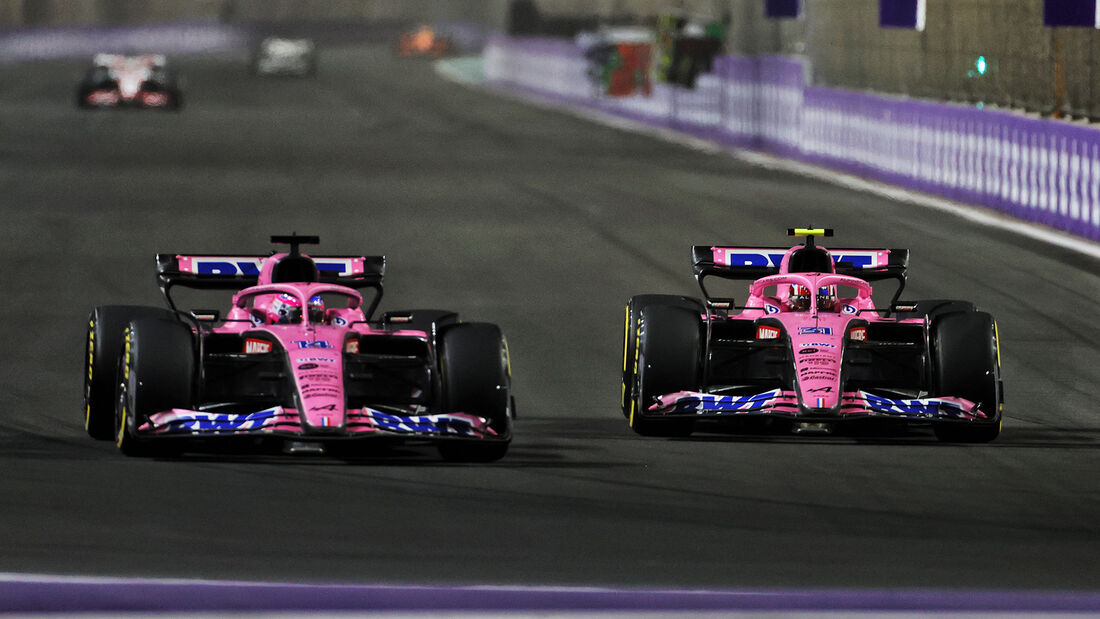 Esteban Ocon vs. Fernando Alonso - Formel 1 - GP Saudi Arabien 2022 - Rennen
