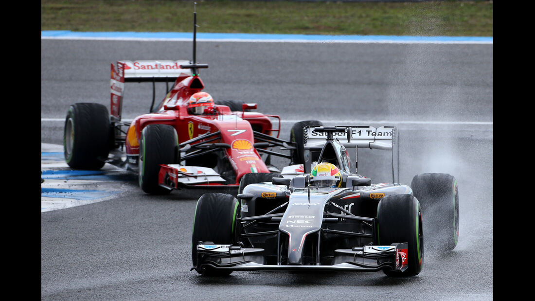 Estenban Gutierrez - Sauber - Formel 1 - Test - Jerez - 29. Januar 2014