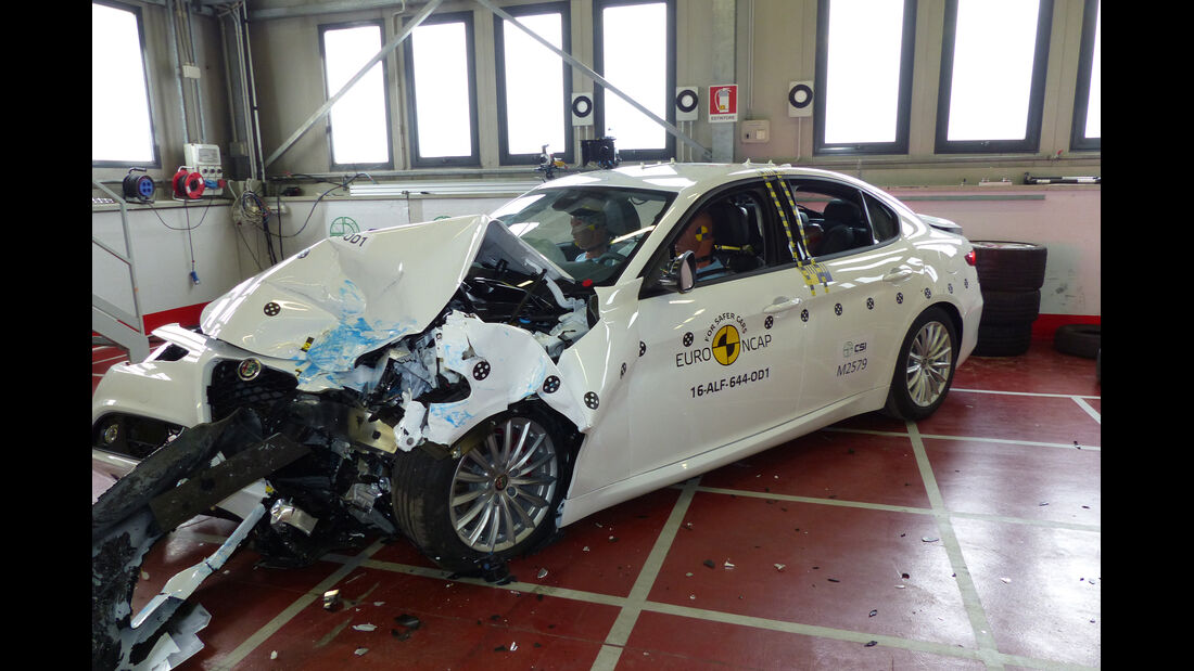 EuroNCAP-Crashtest 2016 Alfa Giulia