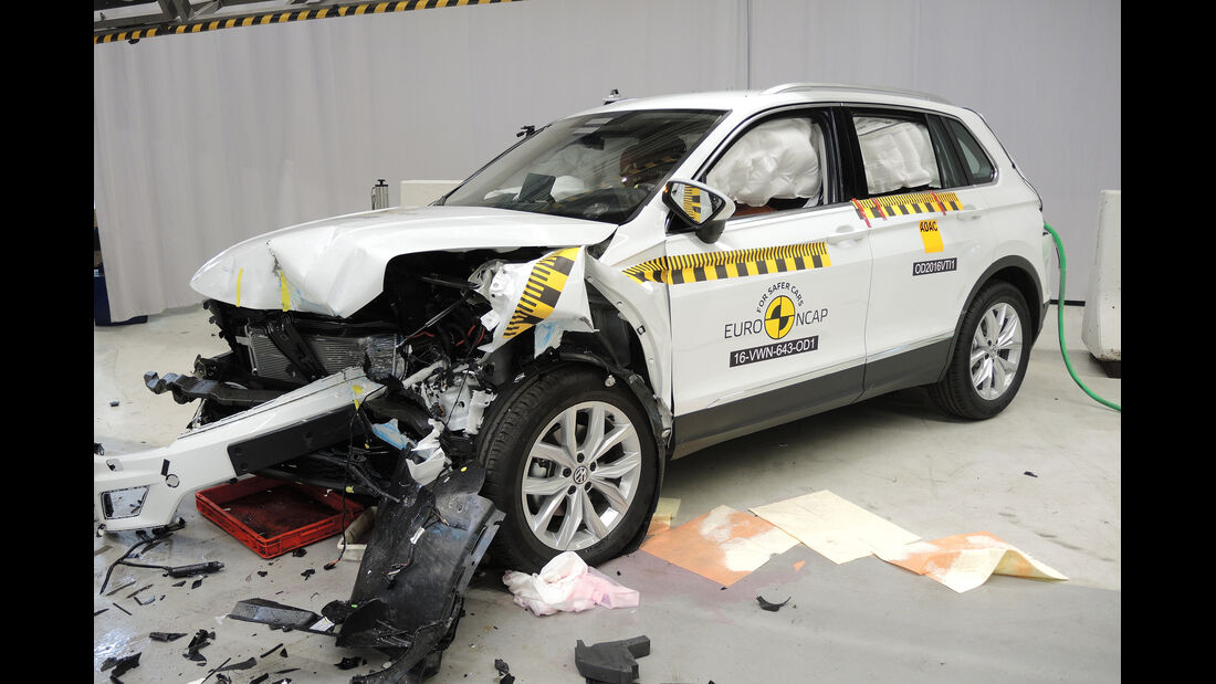 EuroNCAP-Crashtest 2016 VW Tiguan