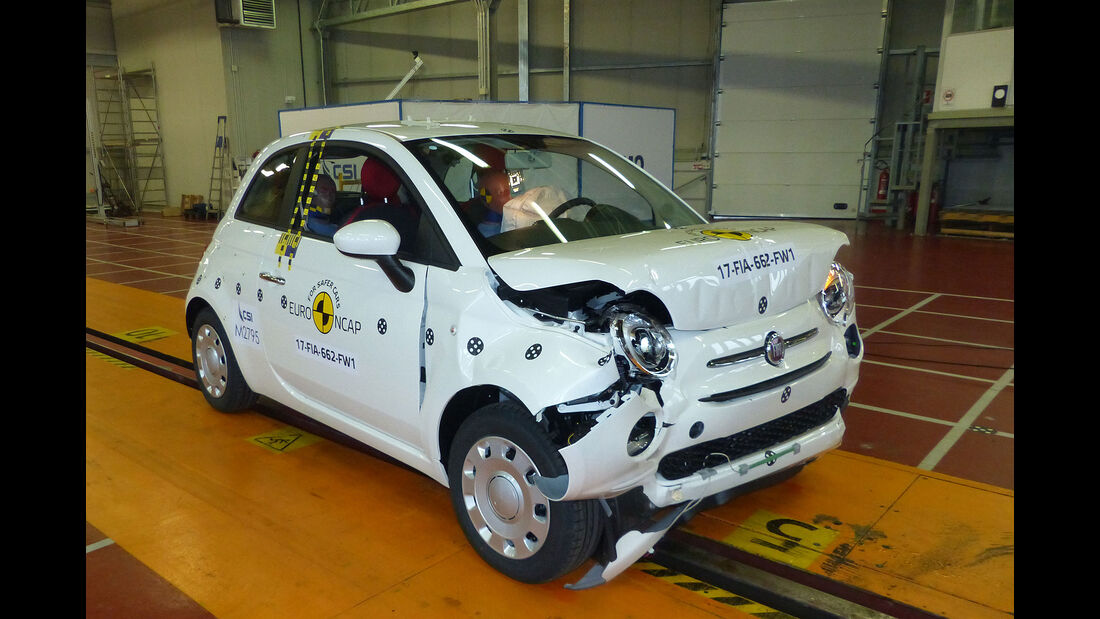 EuroNCAP Crashtest 2017 Fiat 500