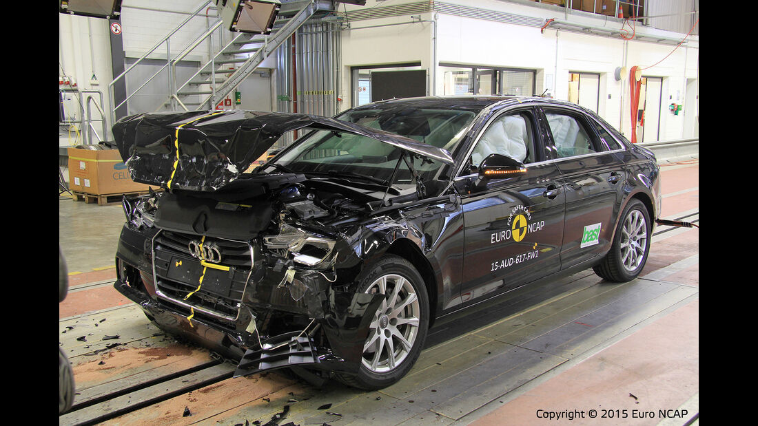 EuroNCAP-Crashtest Audi A4