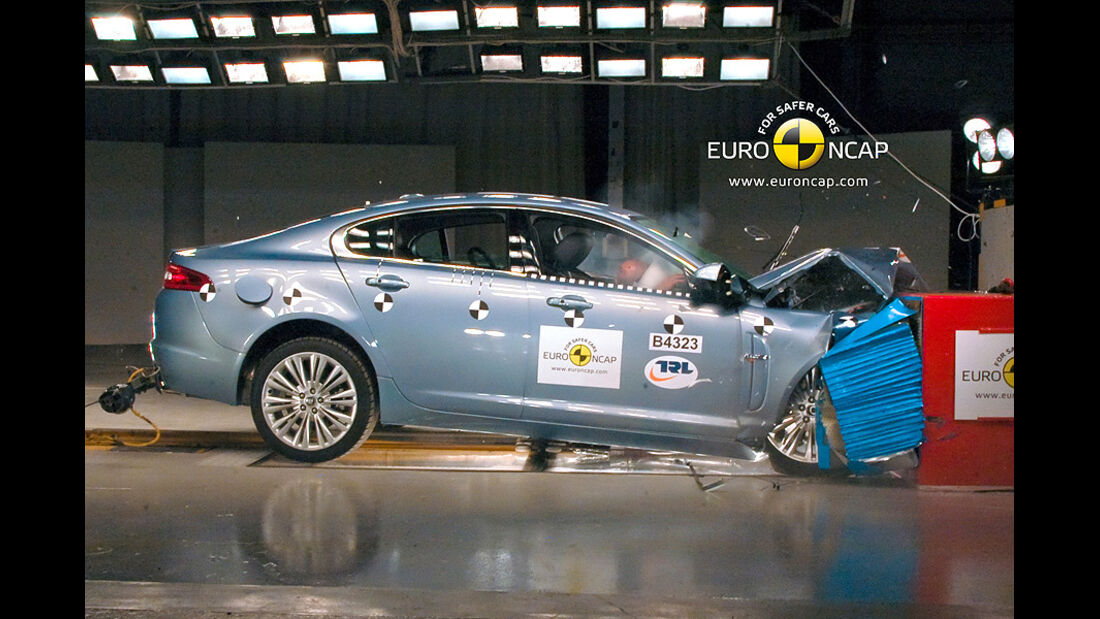 EuroNCAP-Crashtest Jaguar XF