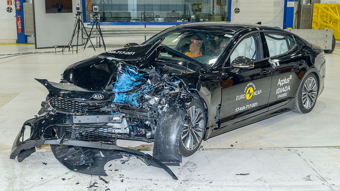 EuroNCAP Crashtest Kia Stinger
