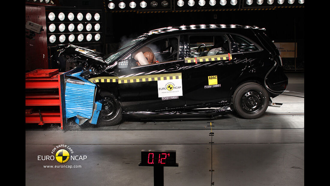 EuroNCAP-Crashtest Mercedes B-Klasse