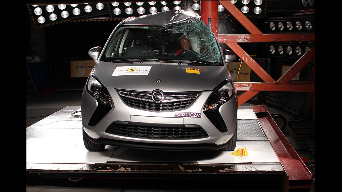 EuroNCAP-Crashtest Opel Astra Zafira