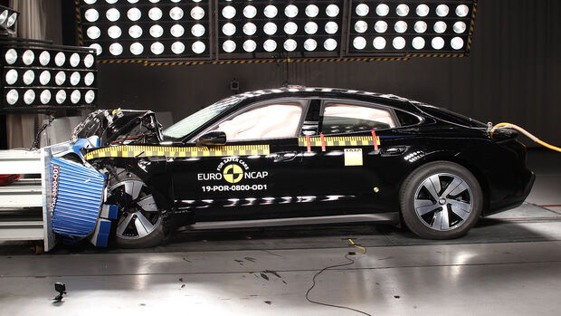 EuroNCAP Crashtest Porsche Taycan