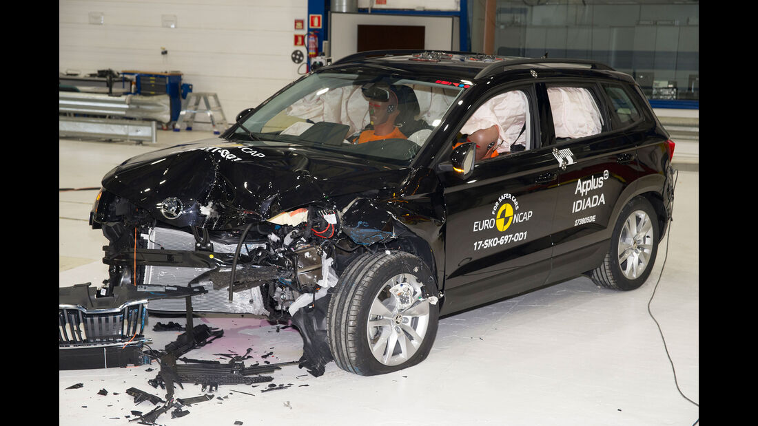 EuroNCAP-Crashtest Skoda Karoq