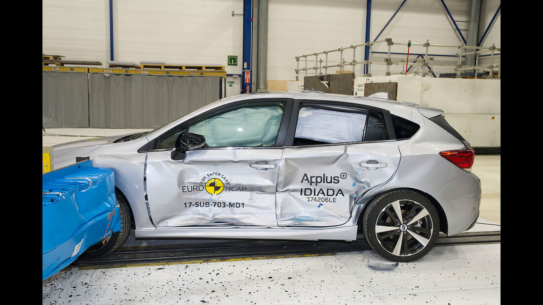 EuroNCAP Crashtest Subaru Impreza