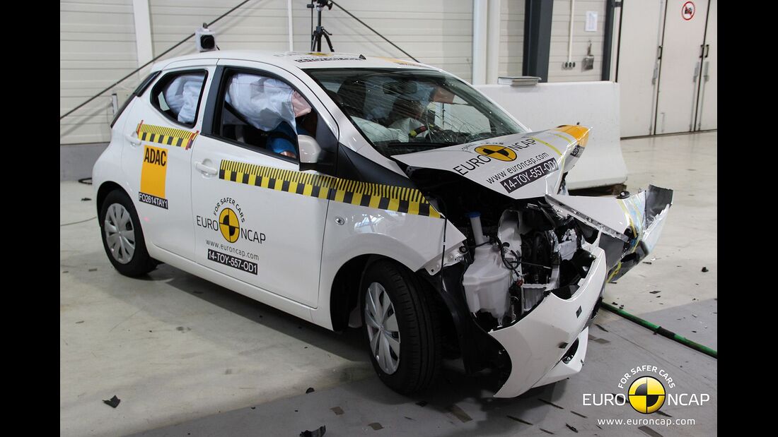 EuroNCAP-Crashtest Toyota Aygo