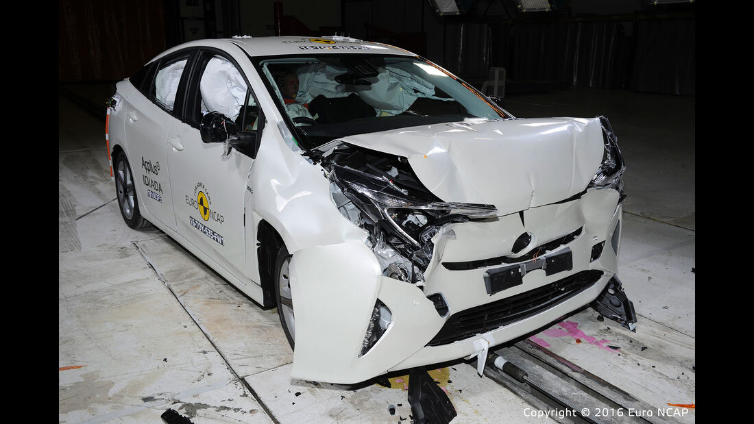 EuroNCAP Crashtest Toyota Prius