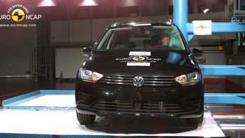 EuroNCAP-Crashtest VW Golf Sportsvan