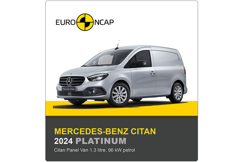 EuroNCAP Sicherheitsbewertung Kleintransporter 2024