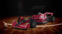 F1-Auto 2022 - NBA-Lackierung - Chicago Bulls