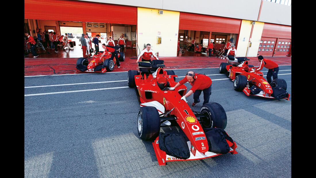 F1 Clienti, Ferrari, Boxengasse