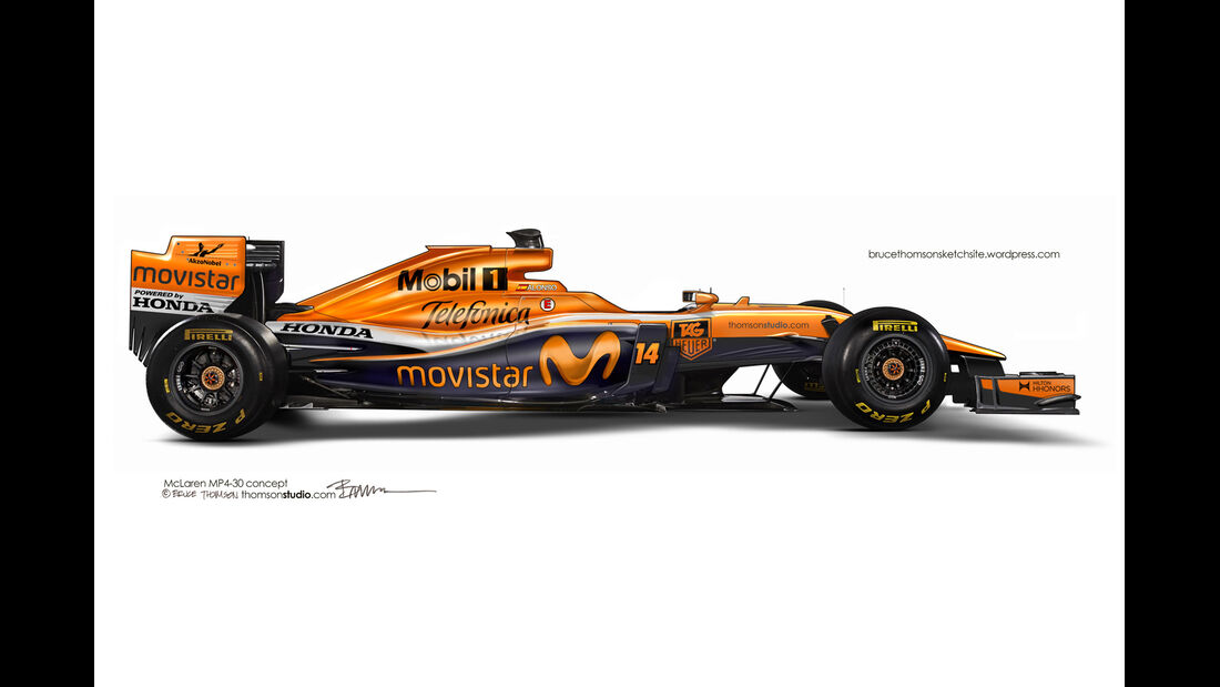 F1 Designs 2015 - McLaren - Bruce Thomson