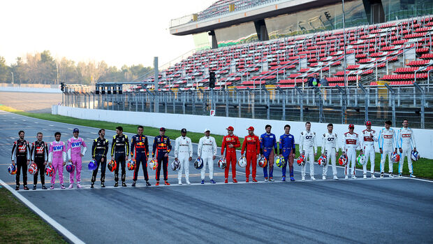 F1 Fahrer 2020 - F1-Test - Barcelona - 19. Februar 2020