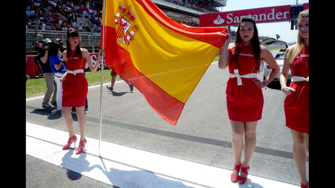 F1 Girl GP Spanien Barcelona