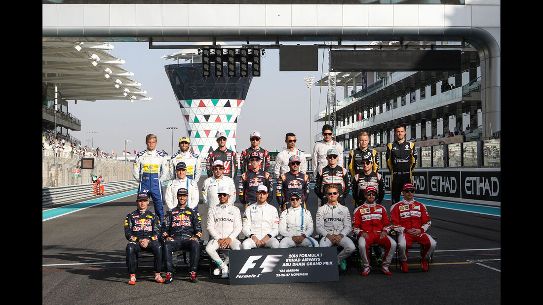F1 Gruppenfoto - Formel 1 - GP Abu Dhabi 2016