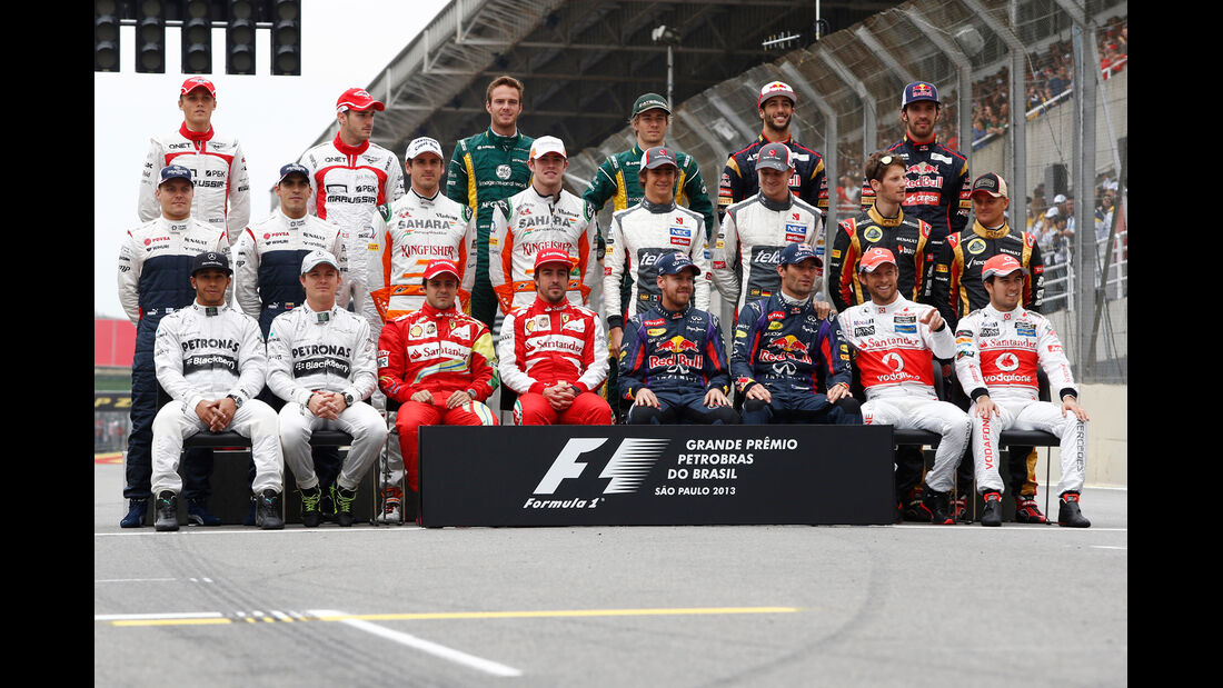 F1 Piloten 2013 - GP Brasilien 2013