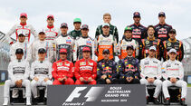 F1 Starterfeld - GP Australien 2014
