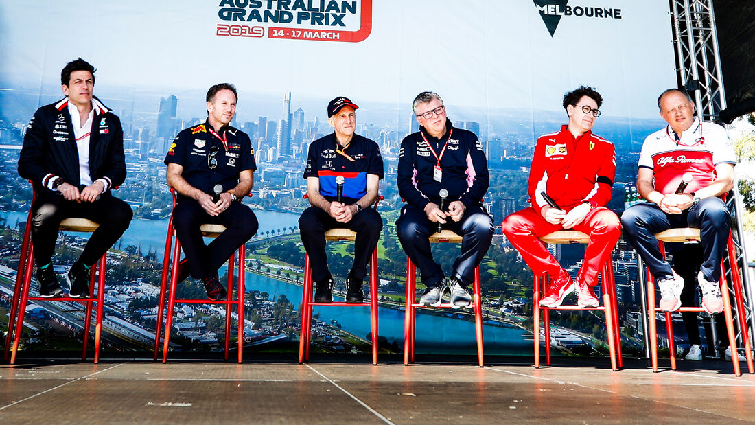 F1-Teamchefs GP Australien 2019