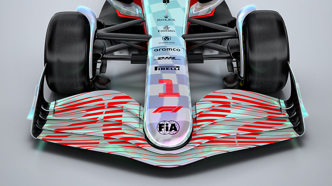 F1-Technik 2022 - Frontflügel / Nase