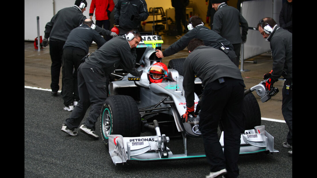 F1-Test 2010 Schumacher