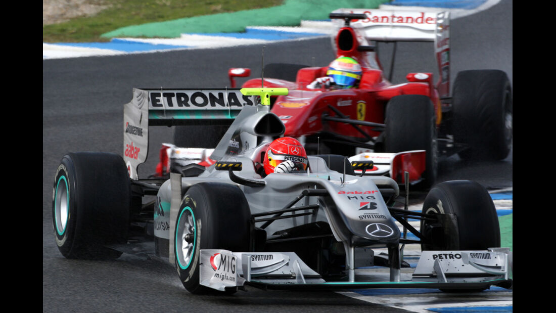 F1-Test 2010 Schumacher