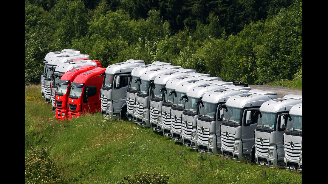 F1-Trucks - Formel 1 - GP Deutschland - 6. Juli 2013