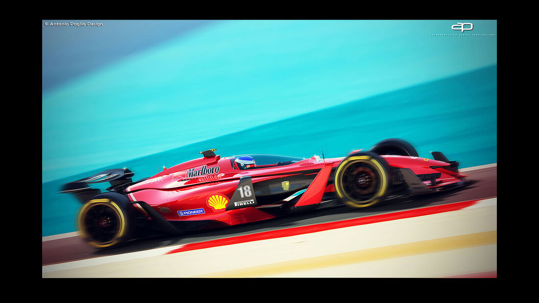 F1 Vision Concept 2025 - Motorsport - Cockpit-Kanzel - Grafikdesigner