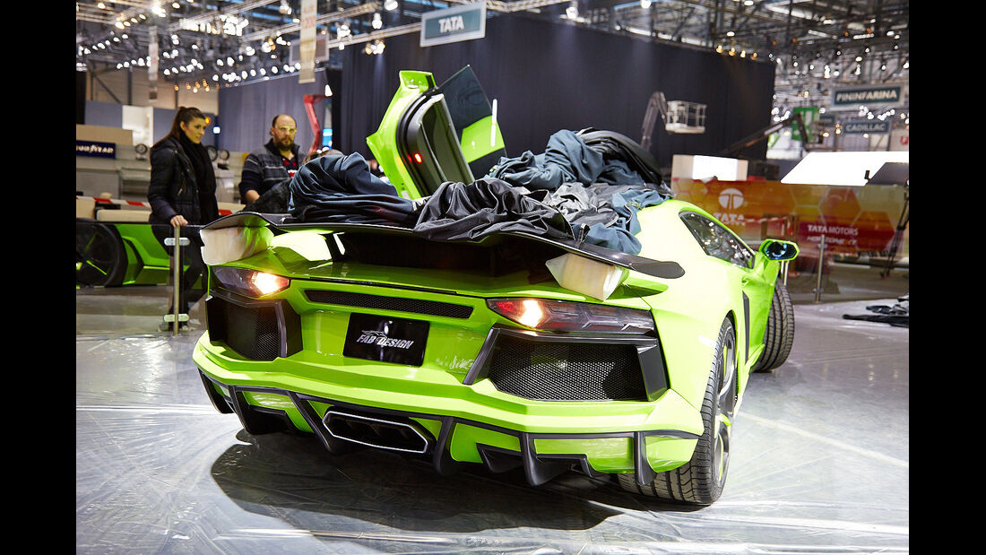 FAB Lamborghini Aventador, Genfer Autosalon, Tuning, 03/2014