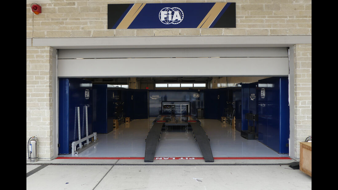 FIA-Garage - Formel 1 - GP USA - Austin - 30. Oktober 2019