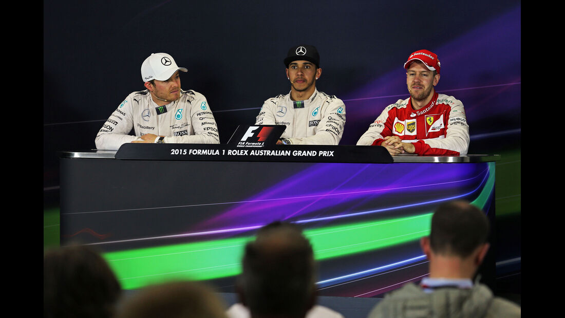 FIA-Pressekonferenz - Formel 1 - GP Australien 2015