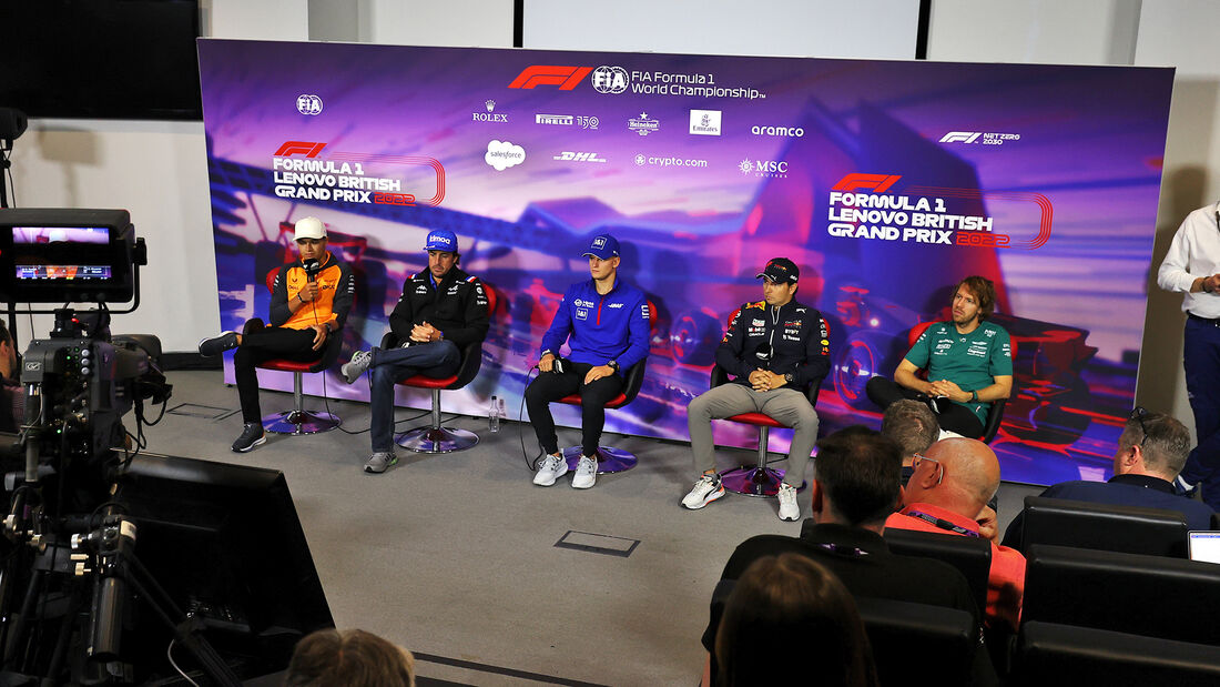 FIA-Pressekonferenz - Formel 1 - GP England  - Silverstone - 30. Juni 2022