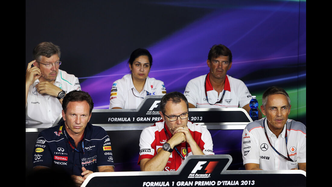 FIA Pressekonferenz - Formel 1 - GP Italien - 6. September 2013