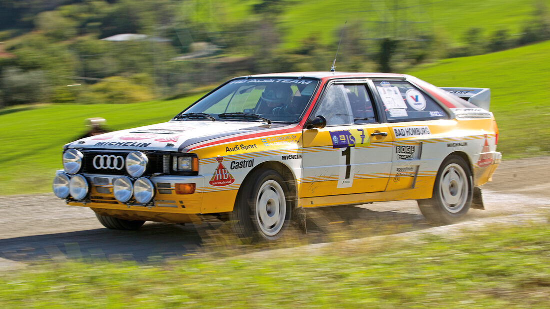 Fabrizia Pons, Audi Quattro, Seitenansicht