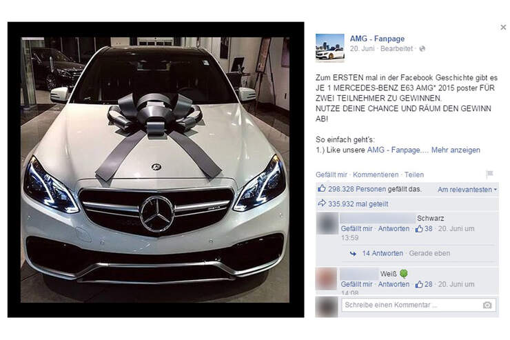 Mercedes E63 Amg Gewinnspiel Abzocke Auf Facebook Auto Motor Und Sport