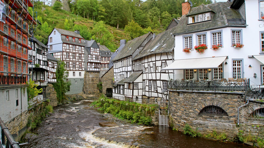 Fachwerkhäuser in Monschau