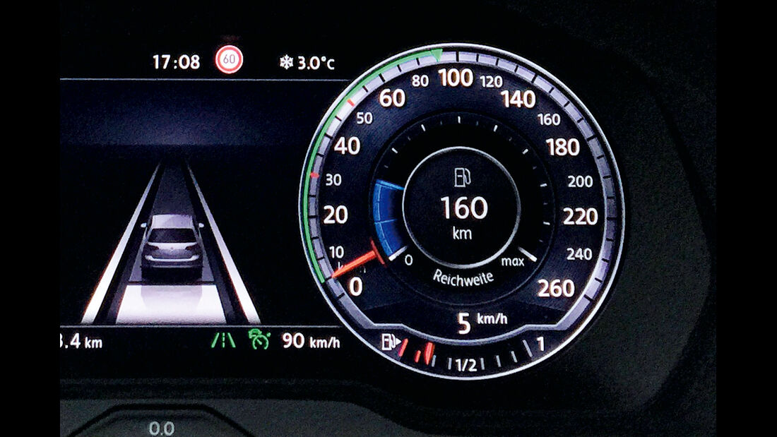Fahrassistenzsysteme, VW Passat 2.0 TDI 4Motion