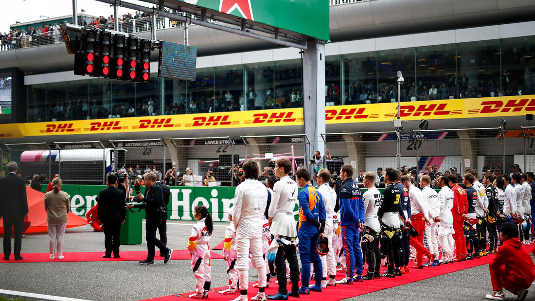 Fahrer - Startaufstellung - GP China 2019 - Shanghai 