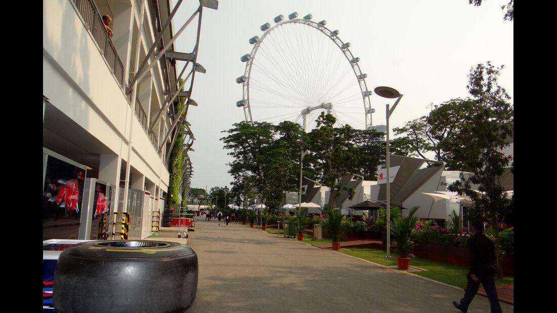 Fahrerlager - Formel 1 - GP Singapur - 20. September 2012