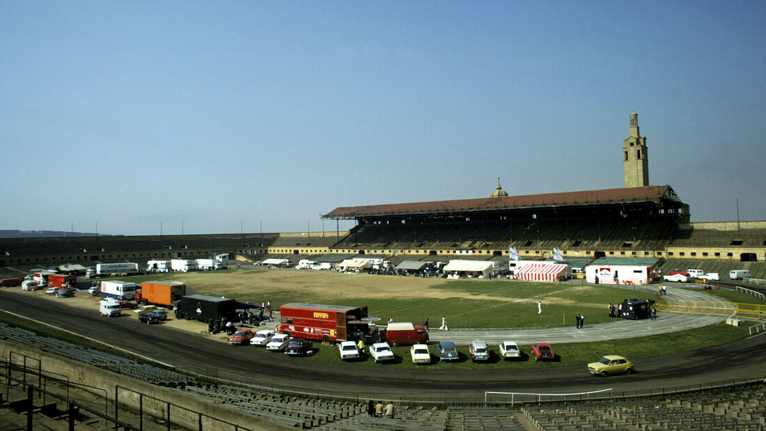 Fahrerlager - GP Spanien 1975 - Montjuich Park 