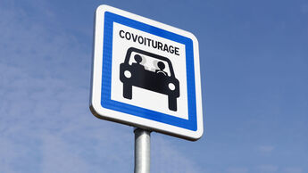 Fahrgemeinschaft Frankreich Schild