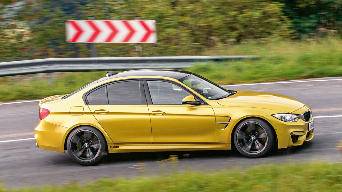 Fahrwerksentwicklung, BMW M3, Sportfahrwerk