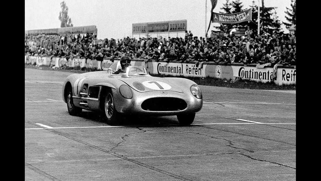 Fangio Eifelrennen 1955 Mercedes