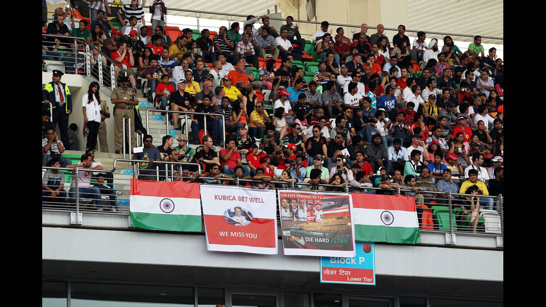 Fans - Formel 1 - GP Indien - 27. Oktober 2013
